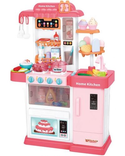 Детска кухня Zhorya - Little Chef, с вода, розова