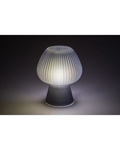 Декоративна лампа Rabalux - Vinelle 74024, E14, 1x60W, стъкло с димен цвят - 3