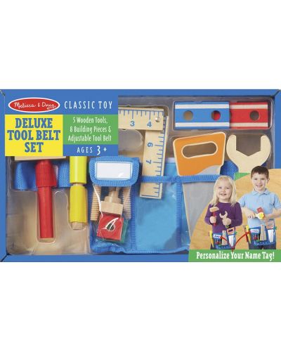 Детска играчка Melissa and Doug - Луксозен колан с инструменти - 1