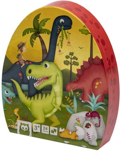 Детски пъзел Eurekakids - Динозаври, 24 части - 1