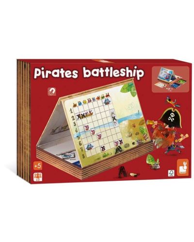 Детска игра Janod - Морска битка с пирати - 1
