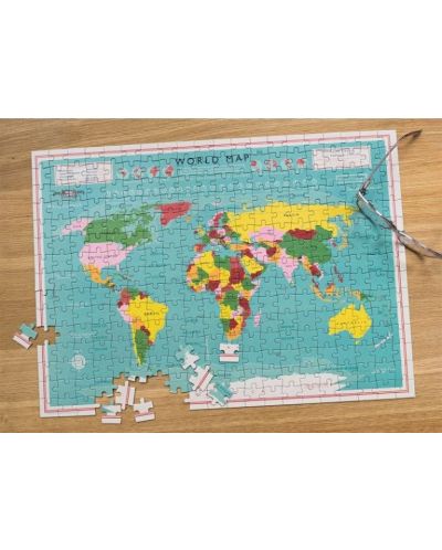 Детски пъзел Rex London - Карта на света, в тубус, 300 части - 5