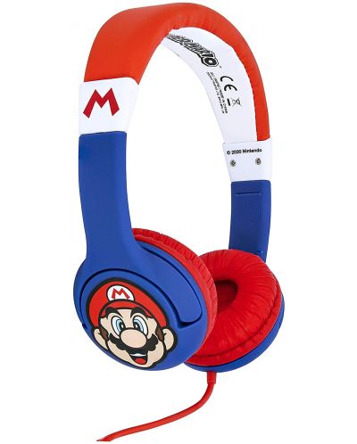 Детски слушалки OTL Technologies - Super Mario, сини - 2