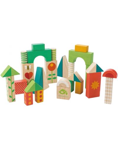 Детски дървен уолкър Tender Leaf Toys - С цветни блокчета - 3