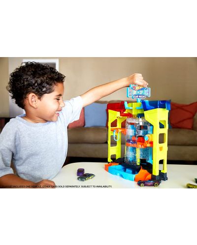 Детска играчка Mattel Hot Wheels Colour Shifters - Автомивка - 8