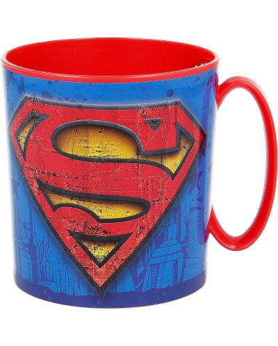 Детска чаша за микровълнова Stor - Superman, 350 ml - 1