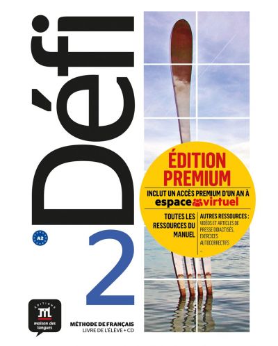 Defi 2 Niveau A2 Livre de leleve + CD Premium - 1