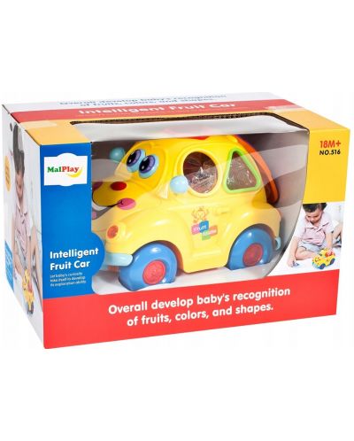 Детска играчка MalPlay - Сортер aвтомобил, със звукови ефекти - 2