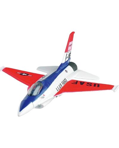 Детска играчка Newray - Самолет, F16, 1:72 - 1