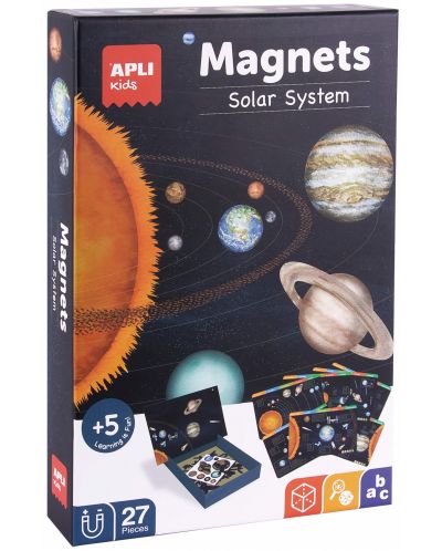 Детска магнитна игра Apli - Слънчевата система - 1
