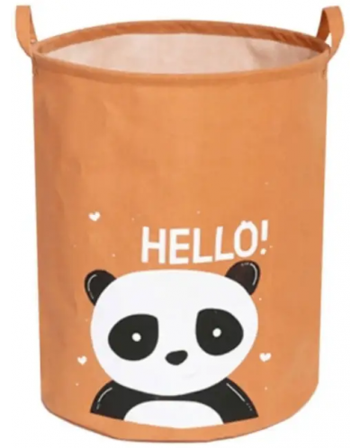 Детска кошница за съхранение на играчки Sipo - Hello Panda, 43 l - 1