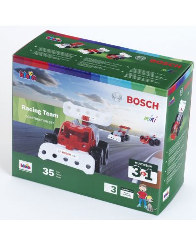 Детски комплект за сглобяване Klein - Колички Racing Team, Bosch - 1