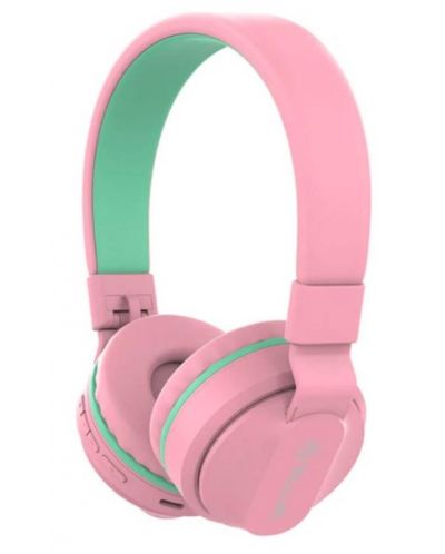 Детски слушалки Tellur - Buddy, безжични, розови - 1