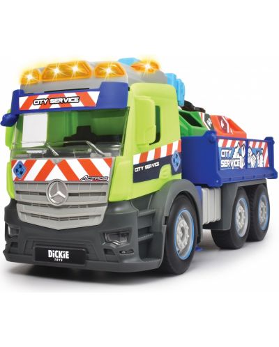 Детска играчка Dickie Toys - Камион за рециклиране на отпадъци, със звуци и светлини - 3