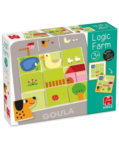 Детска логическа игра Goula - Ферма - 1