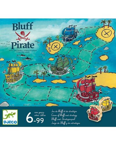Детска игра Djeco - Блъфиращият пират - 1