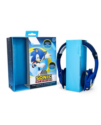 Детски слушалки OTL Technologies - Sonic rubber ears, сини - 7