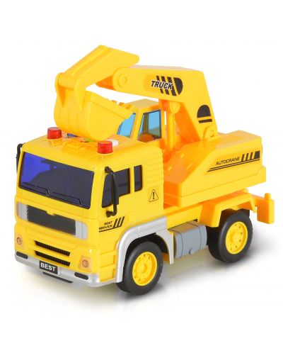 Детска играчка Moni Toys - Камион с лопата, звук и светлини, 1:20 - 3