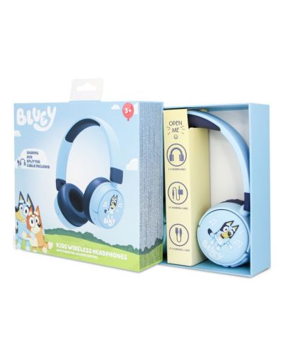 Детски слушалки OTL Technologies - Bluey, безжични, сини - 8