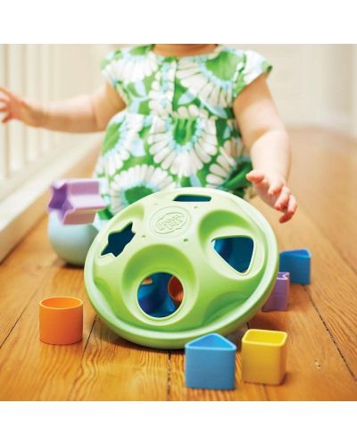 Детска играчка Green Toys - Сортер, с 8 формички - 2