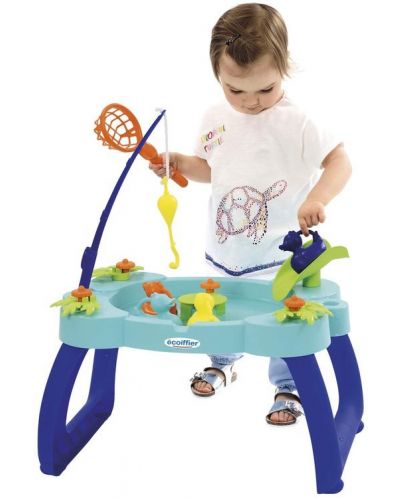 Детска играчка Ecoiffier  - Маса за риболов, с активности - 3