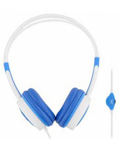 Детски слушалки с микрофон T'nB - Kids, бели/сини - 2