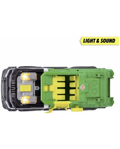 Детска играчка Dickie Toys - Боклукчийски камион, със звуци и светлини, 30 cm - 4