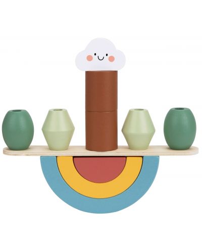 Детска дървена игра Tooky Toy - Animals, за баланс  - 4