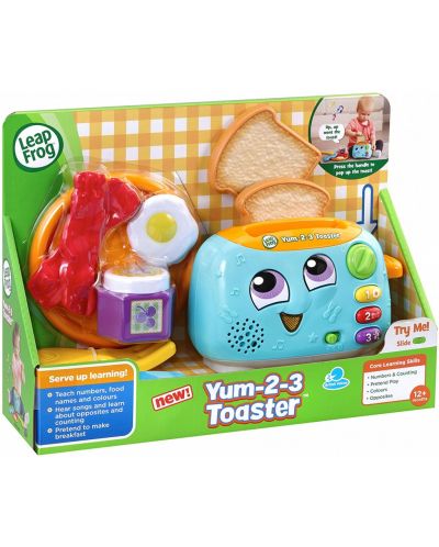 Детска играчка LeapFrog - Забавен тостер, със звуци - 1