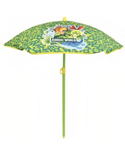 Детски градински комплект Fun House - Маса със столчета и чадър, Jurassic World - 2