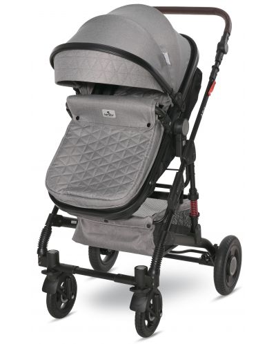 Детска количка Lorelli - Alba Premium, Opaline Grey - 8
