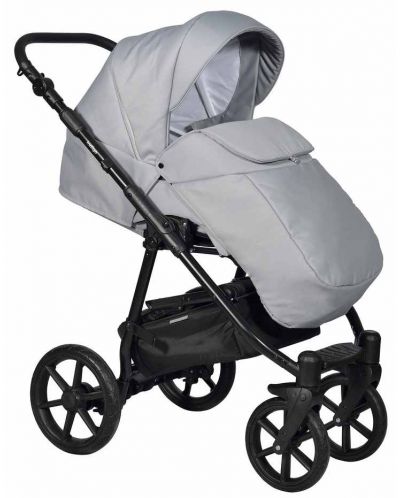 Комбинирана детска количка 2в1 Baby Giggle - Broco, светлосива - 2