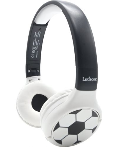 Детски слушалки Lexibook - HPBT010FO, безжични, черни/бели - 2