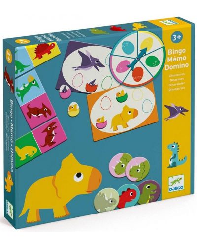 Детска образователна игра Djeco - Bingo, Memo, Domino - 2