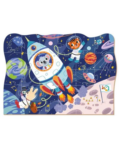 Детски пъзел Dodo - Екскурзия в космоса, 30 части - 2