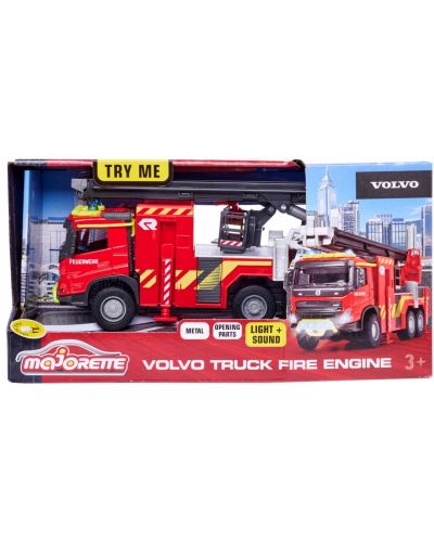 Детска играчка Majorette - Пожарна Volvo - 5