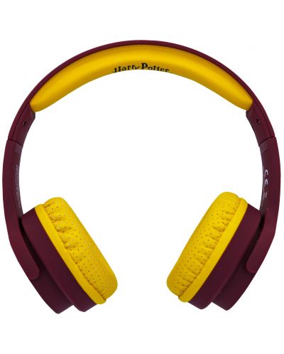 Детски слушалки OTL Technologies - Hogwarts Interactive, червени/жълти - 3