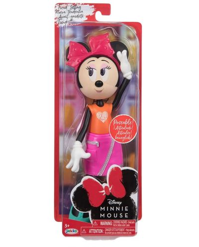 Детска играчка Jakks Pacific - Мини Маус с розова панделка - 1
