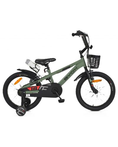 Детски велосипед Byox - Challenge, зелен,  18′′ - 2