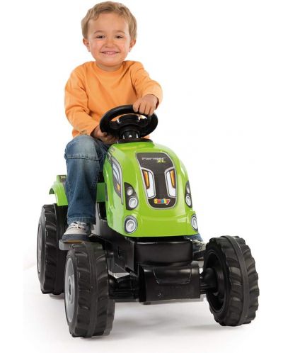Детски трактор с педали Smoby - Farmer XL, зелен - 5