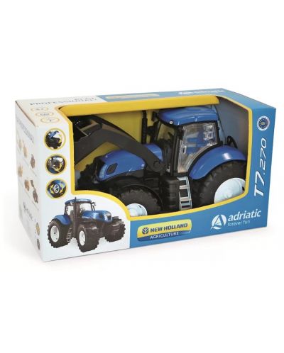 Детска играчка Adriatic - Трактор New Holland с челно гребло, 40 cm - 3