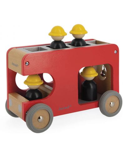 Детска играчка Janod - Пожарна кола Bolid - 2