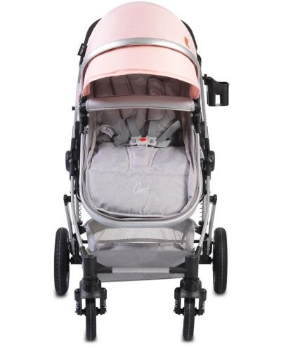Детска комбинирана количка Moni - Ciara, розова - 4