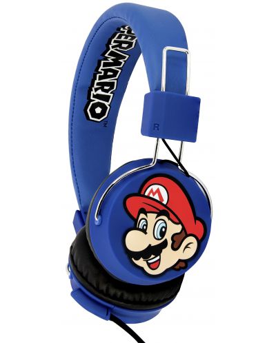 Детски слушалки OTL Technologies - Super Mario Tween, сини - 4