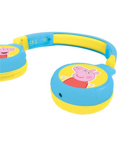 Детски слушалки Lexibook - Peppa Pig HPBT010PP, безжични, сини - 2