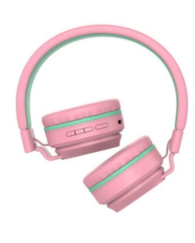 Детски слушалки Tellur - Buddy, безжични, розови - 3
