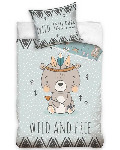 Детски спален комплект от 2 части Sonne -  Wild and Free - 1