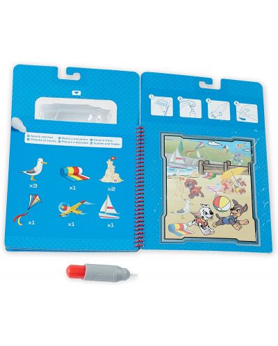 Детска книжка за оцветяване с вода Melissa & Doug - Пес Патрул - 6