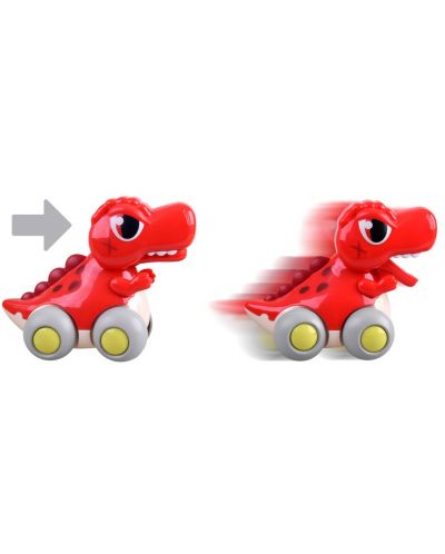 Детска играчка Hola Toys - Бързият динозавър, червен - 3