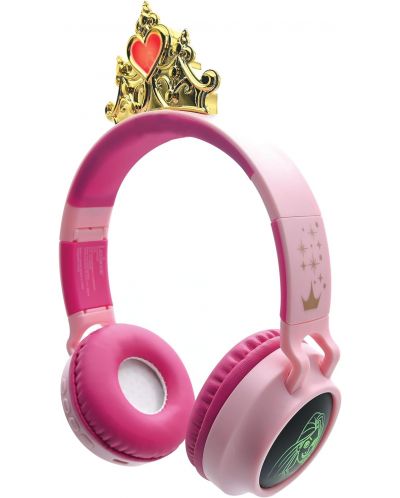 Детски слушалки Lexibook - Disney HPBT015DP, безжични, розови - 1